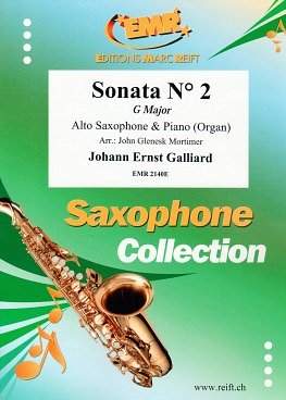 J.E. Galliard: Sonata N° 2 in G major, AsaxKlaOrg