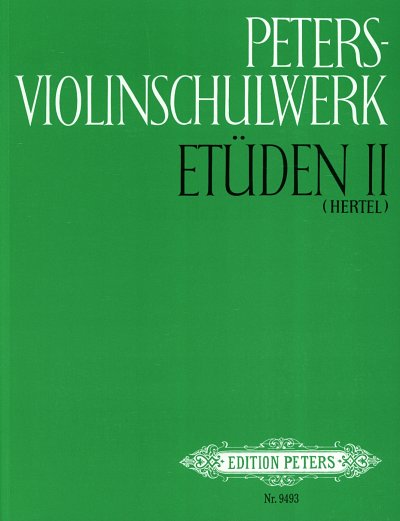 K. Hertel: Peters-Violinschulwerk: Etüden 2, Viol