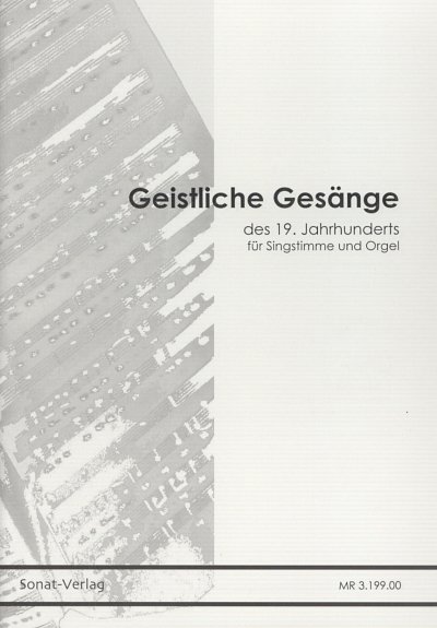E. Hofmann: Geistliche Gesänge des 1, GesOrg/Klav (Orgpa+St)