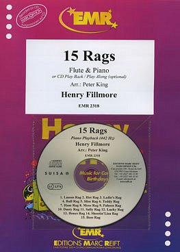 H. Fillmore: 15 Rags, FlKlav (+CD)