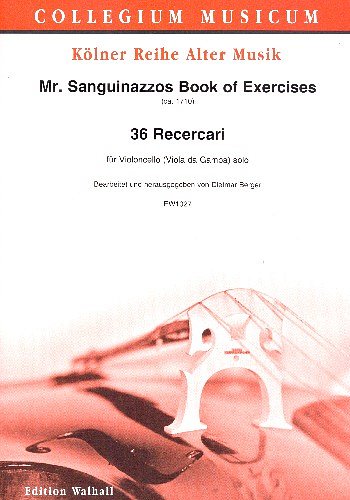 N. Sanguinazzo: Mr. Sanguinazzos Book of Exercises -, Vc/Vdg