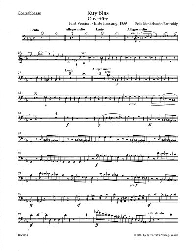 F. Mendelssohn Bartholdy: Ruy Blas - Ouvertuere Op 95