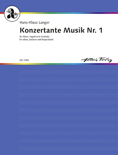 DL: H. Langer: Konzertante Musik Nr. 1 (Pa+St)