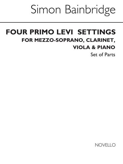 S. Bainbridge: Four Primo Levi Settings (Parts) (Bu)