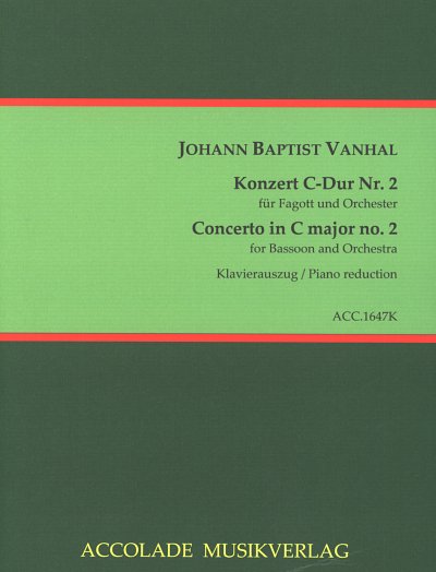 J.B. Vanhal: Konzert C-Dur Nr. 2, FagOrch (KASt)