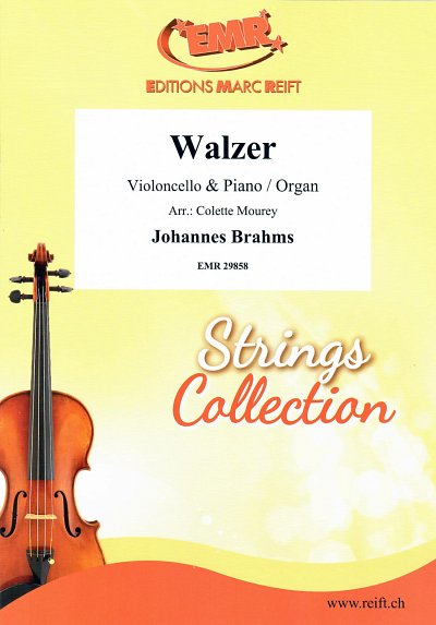 DL: J. Brahms: Walzer, VcKlv/Org