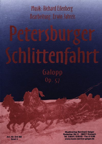 R. Eilenberg: Petersburger Schlittenfahrt op., Bigb (Dir+St)