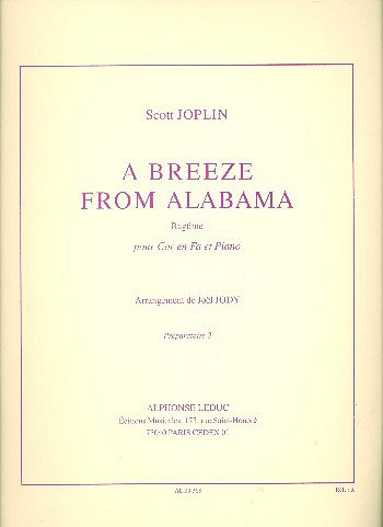 S. Joplin: Scott Joplin: a Breeze from Alab, HrnKlav (Part.)