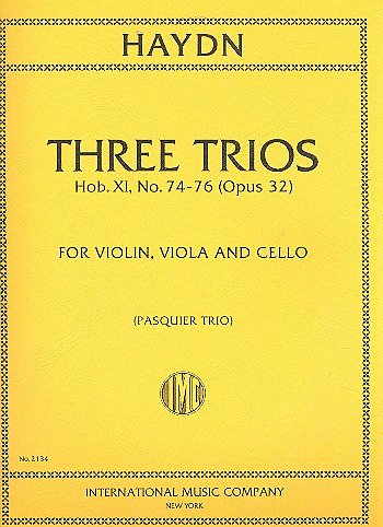 J. Haydn: 3 Trii (Pasquier Trio)