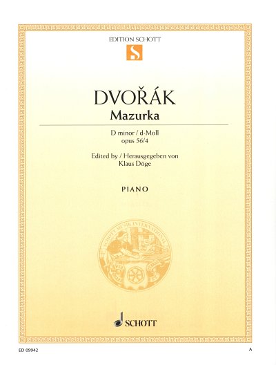 A. Dvo_ák: Mazurka d-Moll op. 56/4 , Klav