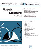 DL: F. Schubert: March Militaire, Blaso (Pa+St)