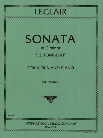 Sonata Le Tombeau David Hemann (Bu)