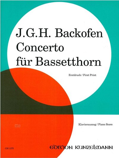 J.G.H. Backofen: Concerto, BassettKla (KASt)