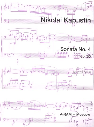 N. Kapustin: Sonata No. 4 op. 60, Klav