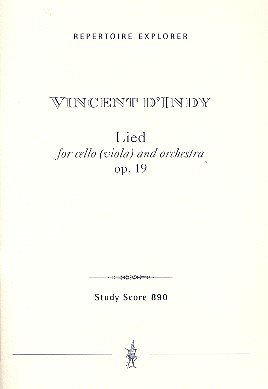 V. d'Indy: Lied op.19 für Violoncello