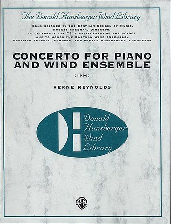 V. Reynolds: Concerto for Piano and Wind Ense, Blaso (Part.)