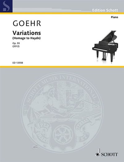 A. Goehr: Variations op. 93 , Klav