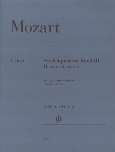 W.A. Mozart: Streichquartette III, 2VlVaVc (Stsatz)