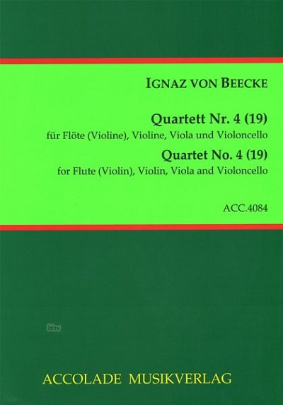 I. v. Beecke: Quartett Nr. 4 (19), FlVlVlaVc (Pa+St)