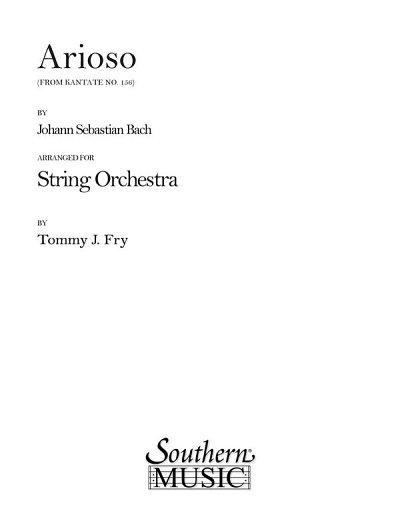 J.S. Bach: Arioso, Stro (Part.)