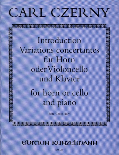 C. Czerny: Introduction und Variations concertant (KlavpaSt)