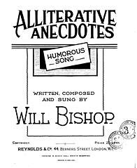 Will Bishop: Alliterative Anecdotes