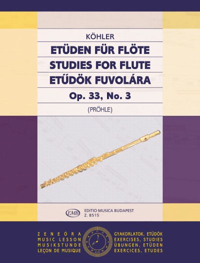 E. Köhler: Etüden für Flöte 3 op. 33, Fl