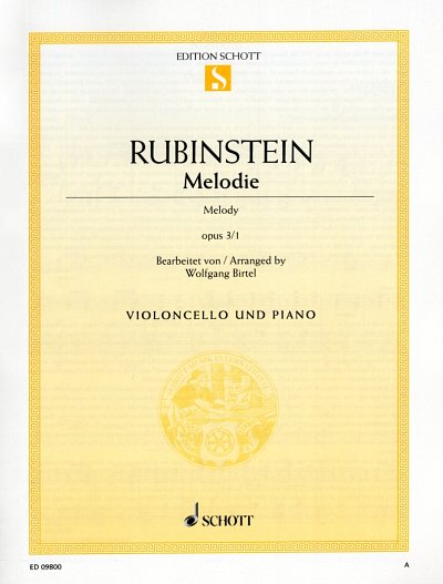 A. Rubinstein: Melodie op. 3/1 , VcKlav