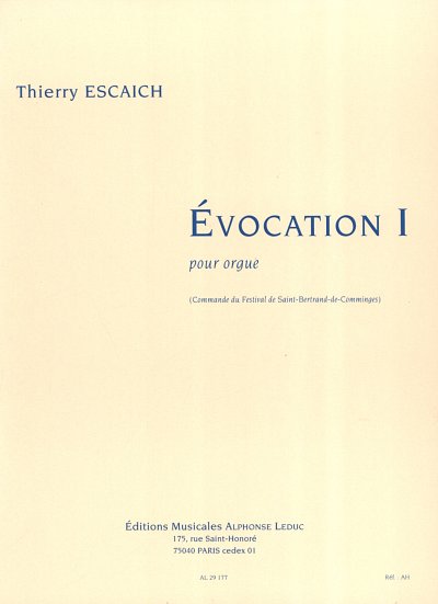T. Escaich: Évocation I, Org