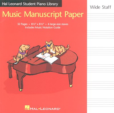 Music Manuscript Paper Wide Staff