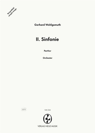 G. Wohlgemuth: II. Sinfonie, Sinfo (Part.)