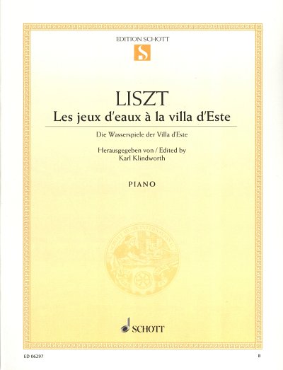 F. Liszt: Les jeux d'eaux à la villa d'Este , Klav