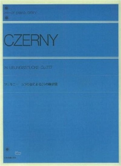 C. Czerny: 24 Übungsstücke op. 777, Klav