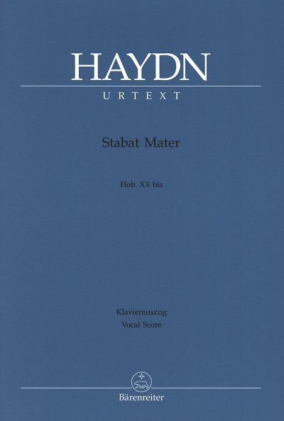 J. Haydn: Stabat Mater Hob. XX bis, 4GesGchOrch (KA)