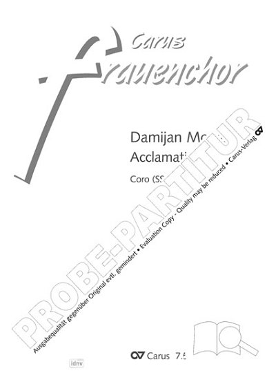DL: M. Damijan: Acclamatio, Fch (Part.)