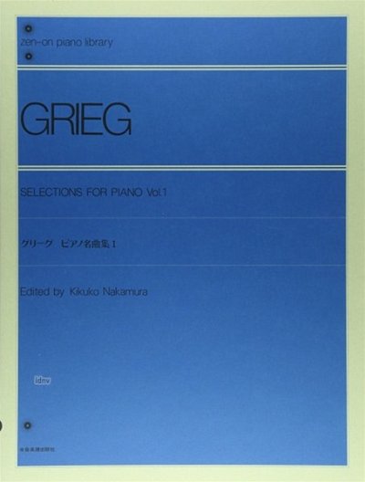 E. Grieg: Selections for Piano, Klav