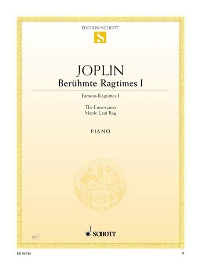 S. Joplin: Berühmte Ragtimes Band 1, Klav