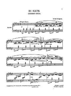 S. Palmgren: En Route - A Concert Study for Piano, Klav