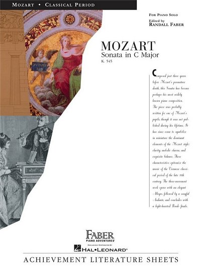 W.A. Mozart: Sonata in C Major (K545), Klav