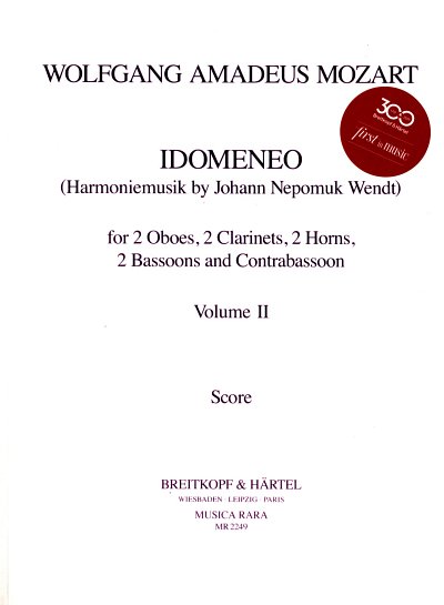 AQ: W.A. Mozart: Idomeneo - Band 2, 2Ob2Kl2H2FKf (P (B-Ware)