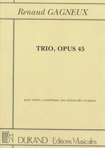 Trio, Opus 45 (Pa+St)