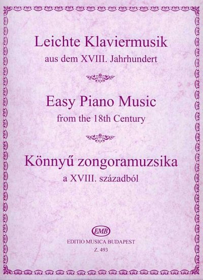 L. Hernádi: Leichte Klaviermusik aus dem 18. Jahrhunde, Klav