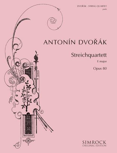 A. Dvo_ák: Streichquartett E-Dur op. 80 , 2VlVaVc (Stsatz)