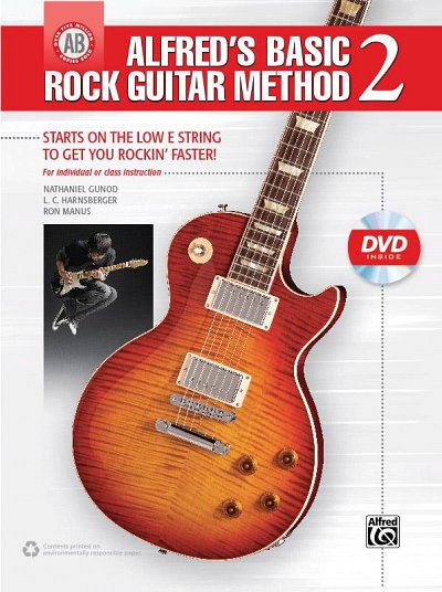 N. Gunod: Alfred's Basic Rock Guitar Method 2, Git (BuDVD)