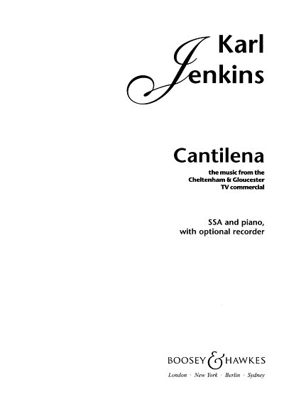 K. Jenkins: Cantilena (Chpa)