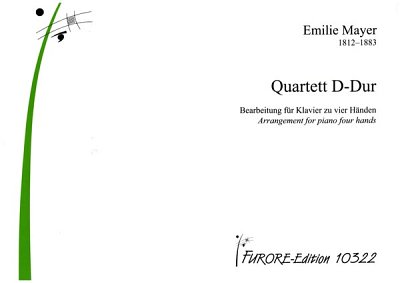 E. Mayer: Quartett D-Dur, Klav4m (Sppa)