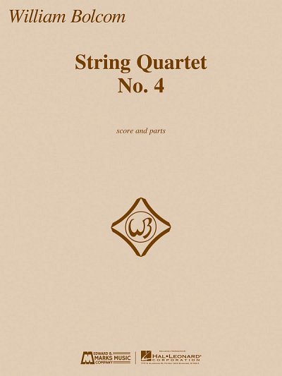 W. Bolcom: String Quartet No. 4 - Score And, 2VlVaVc (Pa+St)