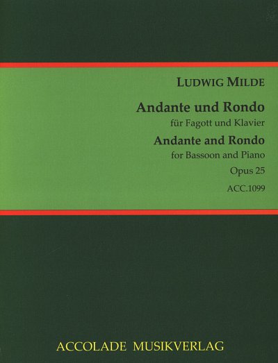 L. Milde: Andante und Rondo op. 25, FagKlav (KlavpaSt)
