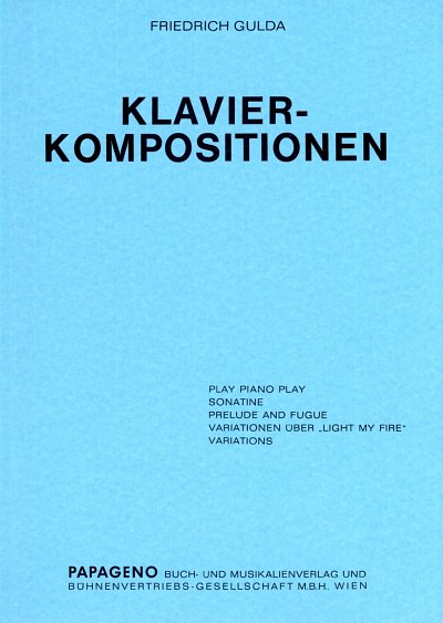 F. Gulda: Klavier-Kompositionen, Klav