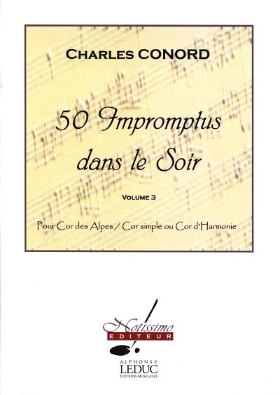 50 Impromptus Dans Le Soir Cor Des Alpes Vol 3 (Bu)